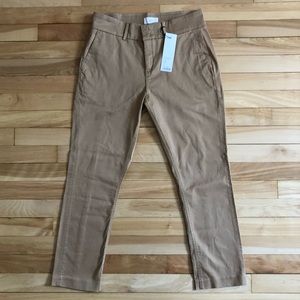 Kotn Beige Slim Cropped Pants